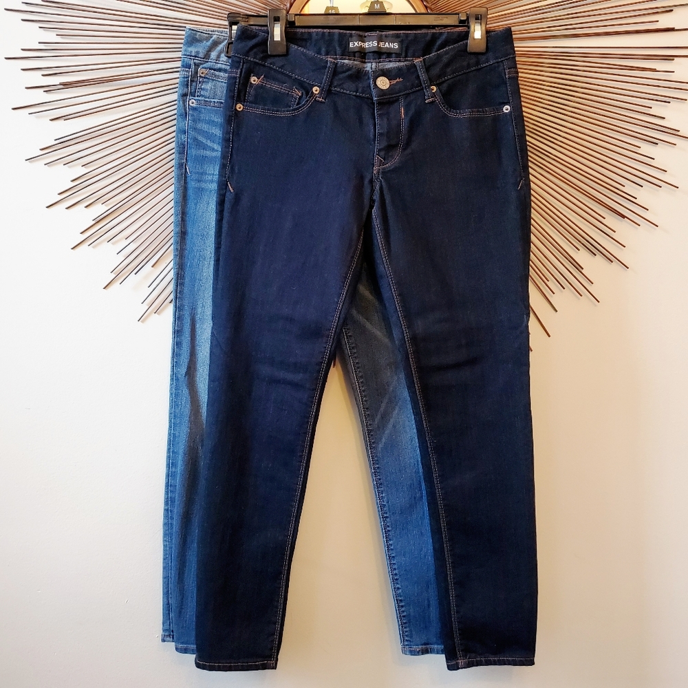 2/$25 Express Stella Legging Low Rise Jeans